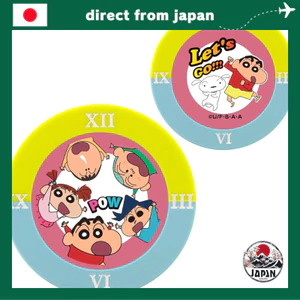 Marker bóng golf Crayon Shin-chan dạng chip casino – Marker nhựa màu xanh (4 thiết kế màu)
