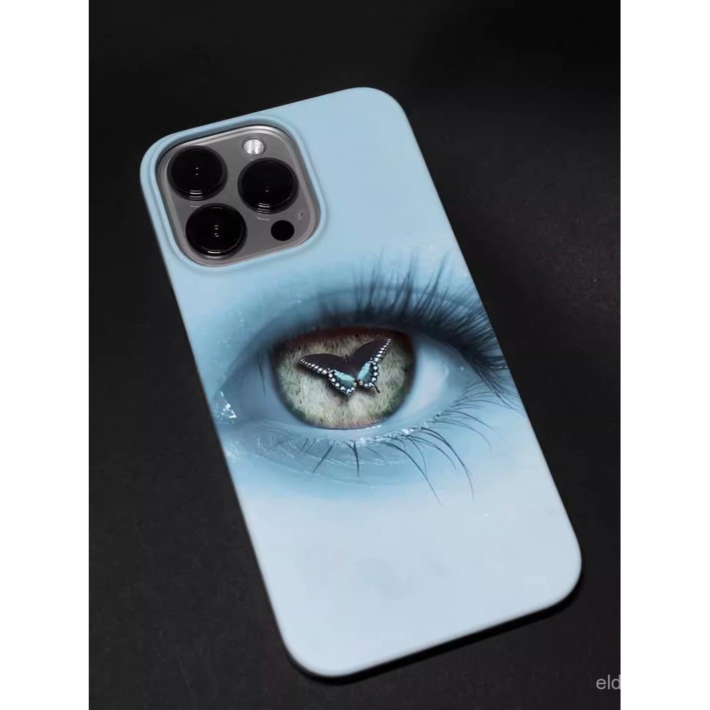 Ốp Điện Thoại Bướm MIM QYJS Thích Hợp Cho IPhone X XS XR XSMAX 11 12 PRO 13 14 15 16 ProMax 16 15 14 PLUS Phong Cách Hợp Thời Trang Nghệ Thuật Độc Đáo Cao Cấp Phong Cách Mới 8ZYS
