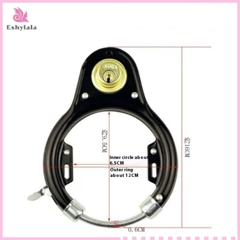 1 Bộ Khóa Bánh Xe Đạp Hình Chữ U Với 2 Phím Cho / Xe Tay Ga / Xe Máy [MỚI]