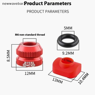 [Mới] Van lốp xe đạp đường bộ bằng hợp kim nhôm siêu nhẹ, loại Presta với van bảo vệ và vít máy giặt cố định.