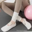 Tất tập Yoga ESSENCEH, Tất Cotton Pilates thấm mồ hôi, Harajuku Street Thoáng khí chống trượt Grip Strappy Grip Tất