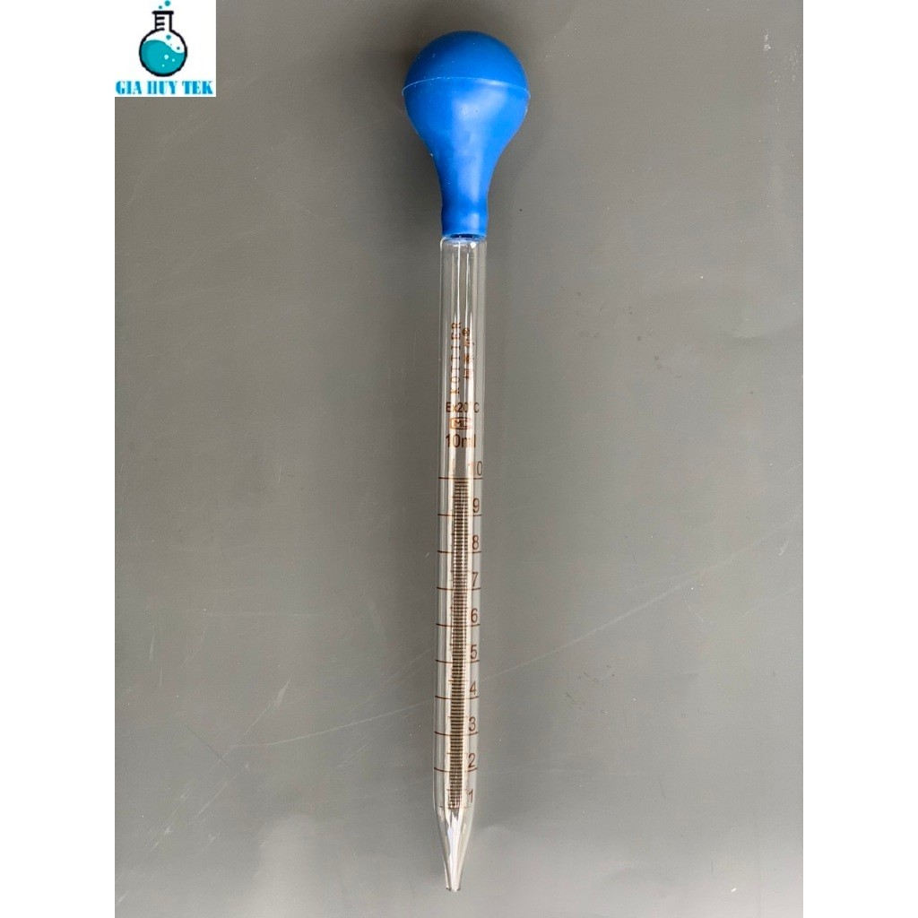 【COD】Ống Hút Pipet Thủy Tinh Chia Vạch 5ml 10ml Kèm Quả Bóp Dùng Trong Phòng Thí Nghiệm