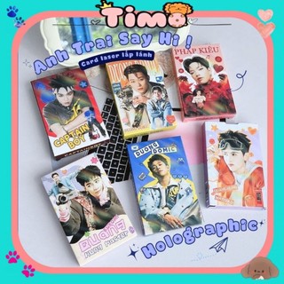 Card Anh Trai Say Hi Bo Góc Quang Hùng MasterD Dương Domic Hiếu Thứ Hai Hộp 30 Tấm Laser Timo QT114