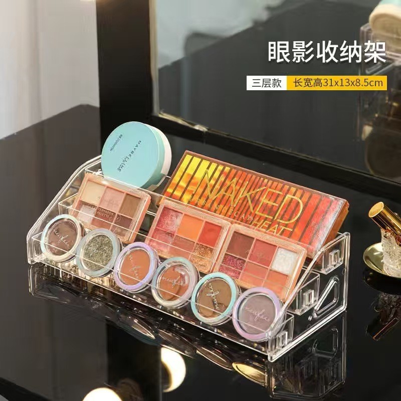 Thang lưu trữ Acrylic Giá trưng bày trong suốt Hộp bí ẩn Giá lưu trữ Giá lưu trữ Nhiều lớp Giá trưng bày mỹ phẩm Thanh Chirp
