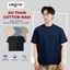 Áo Thun Cotton 2C Form Rộng Oversize LeTom's, Tay Ngắn, Mềm Mịn, Phong Cách Basic