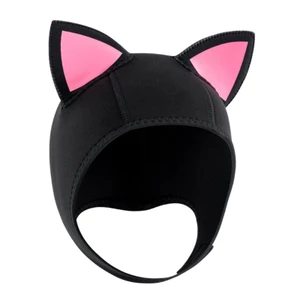 PCF * 3mm Mũ lặn Mũ lướt sóng Mũ lặn Nhiệt Wetsuit Hood Mèo Mũ lặn tai để lướt sóng Bè Lặn nước S