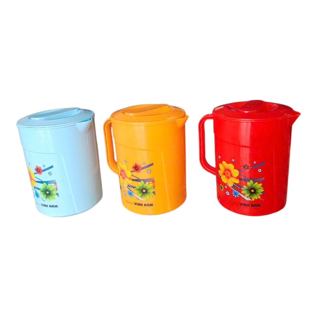 [Quà Tặng Không Bán] Ca Nhựa Có Nắp Vinh Nam Plastic Size 1000ml