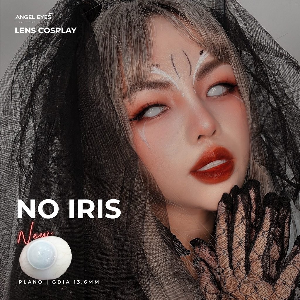 [HÀNG MỚI VỀ] Lens Cosplay cao cấp Angel Eyes nhiều mẫu hóa trang Đỏ, Trắng, Mù | Kính áp tròng hóa trang Halloween