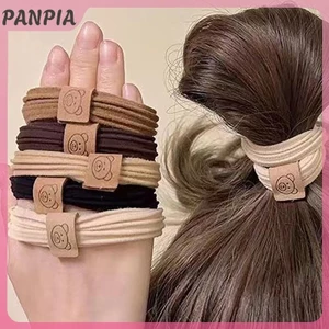 PNPIA-Có Độ Đàn Hồi Cao Dày Đầu Dây Buộc Tóc Gấu Dễ Thương Dây Cao Su Nữ Phụ Kiện Tóc
