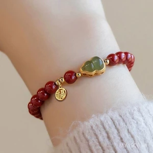 Vòng tay nữ phong cách mới, thiết kế Fulu, bầu an toàn, tính khí thanh lịch, trang sức retro nhẹ sang trọng