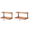 Kệ đựng đồ ăn MONOSTYLE, Giá đựng đồ để bàn bền bỉ có thể lưu trữ, Kệ đựng cốc đa năng bằng gỗ Mini