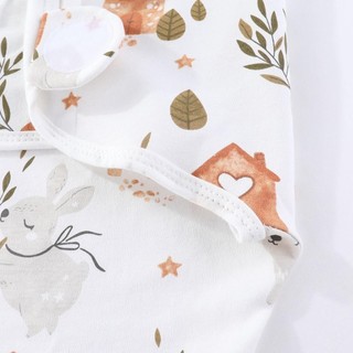 FILL Baby Swaddle Wrap, Túi ngủ sơ sinh bằng vải Cotton mềm, Bán chạy có thể điều chỉnh ấm áp chống đá Sơ sinh quấn Unisex Trẻ sơ sinh