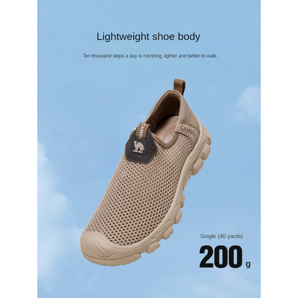 Ảnh Giày nam CAMEL CROWN Giày lưới thoáng khí Giày leo núi rỗng thông thường 3