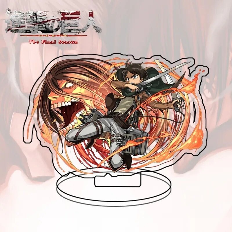 Mô hình Standee Hot Sale Anime Attack on Titan Charms Figures Acrylic luvx Phụ kiện trang trí để bàn góc học tập