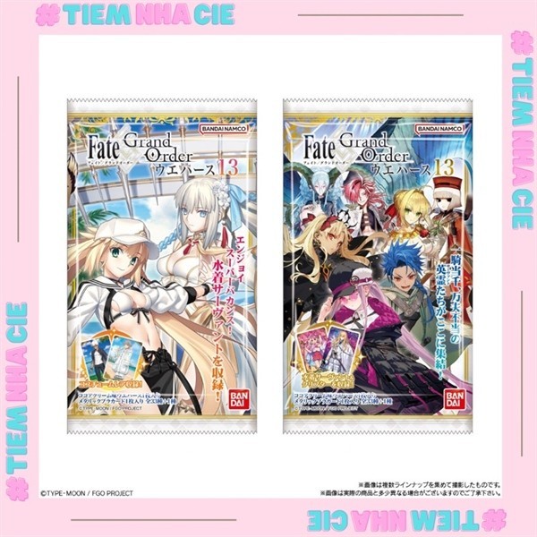 Tanpopo] Bánh Kèm Thẻ Nhân Phẩm Fate Grand Order Wafer Vol 12 | Việt Nam