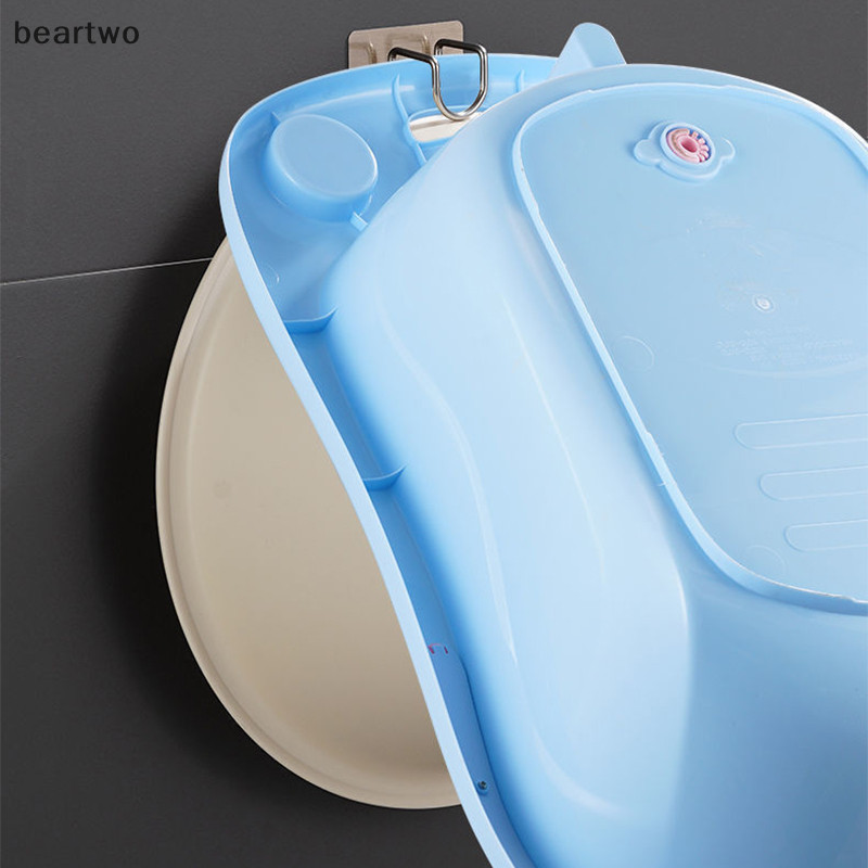 < Beartwo > Móc đục lỗ Phòng tắm Nhà bếp Traceless Bồn rửa Móc lưu trữ Tiết kiệm không gian Treo tường Móc đẹp