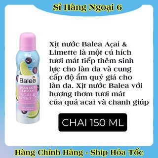 [auth] XỊT KHOÁNG BALEA  AQUA 150ML -NỘI ĐỊA ĐỨC ĐỦ BILL [Hot]
