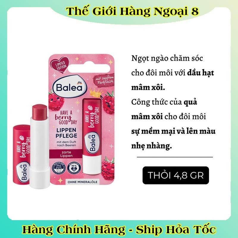 [auth] Son dưỡng môi  giúp môi căng bóng, mềm mịn Balea nội địa Đức,Đủ Bill [Hot]