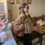 Áo khoác lông mùa đông dáng croptop chất liệu mềm mịn thời trang Hàn Quốc hàng QC XIMIMI SP200