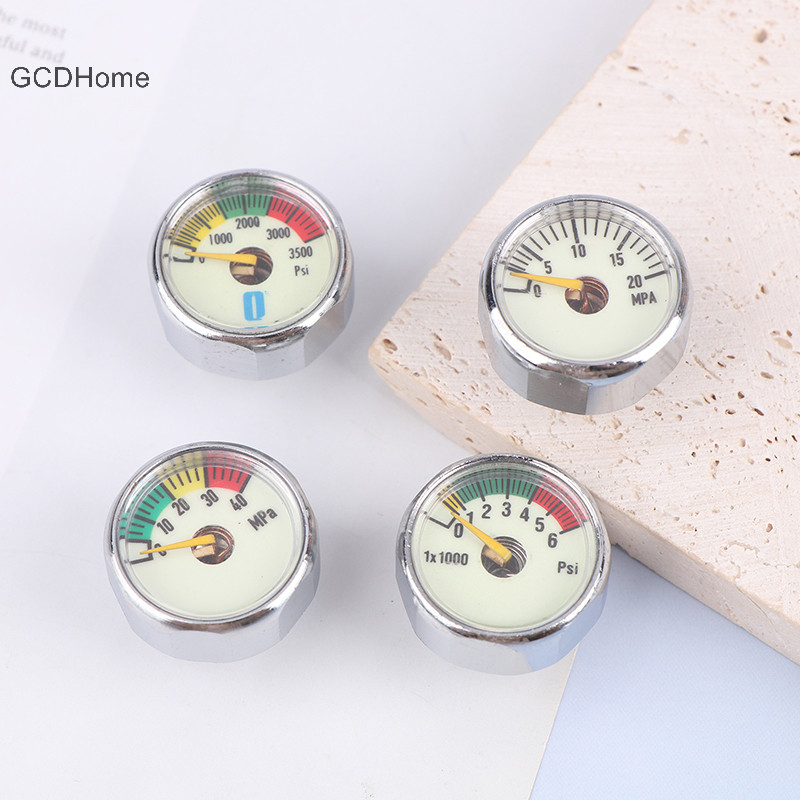 Đồng hồ đo áp suất siêu nhỏ GCDHome | Chủ đề M10 M8 | 5mpa 10MPA 20MPA 30MPA 35MPA 40MPA 300BAR 3500PSI 5000PSI 6000PSI HOT