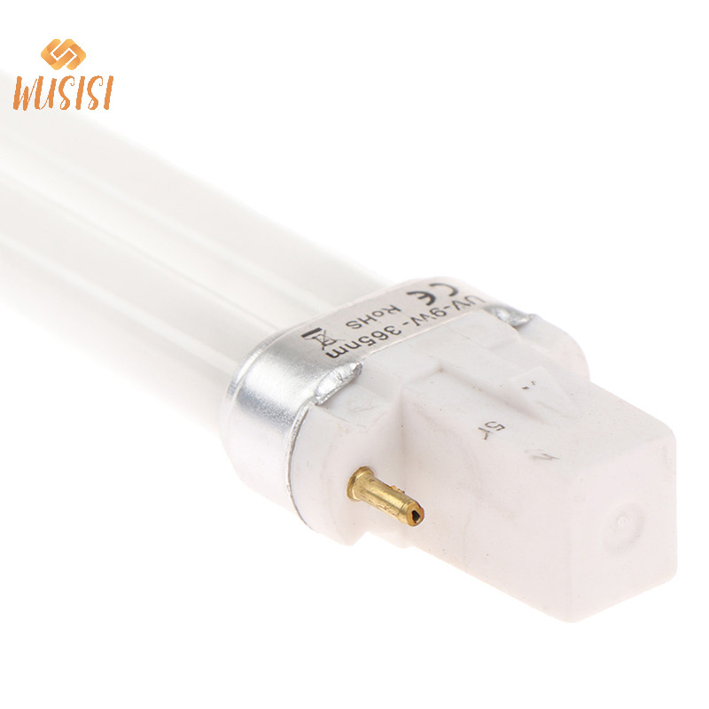 [Wusisi] Ống bóng đèn UV hình chữ U 9W / 12W cho máy Gel LED Máy sấy đèn bảo dưỡng nghệ thuật móng tay MỚI