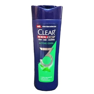 Set 3 Chai Dầu Gội Clear Men 70g - Hàng khuyến mãi