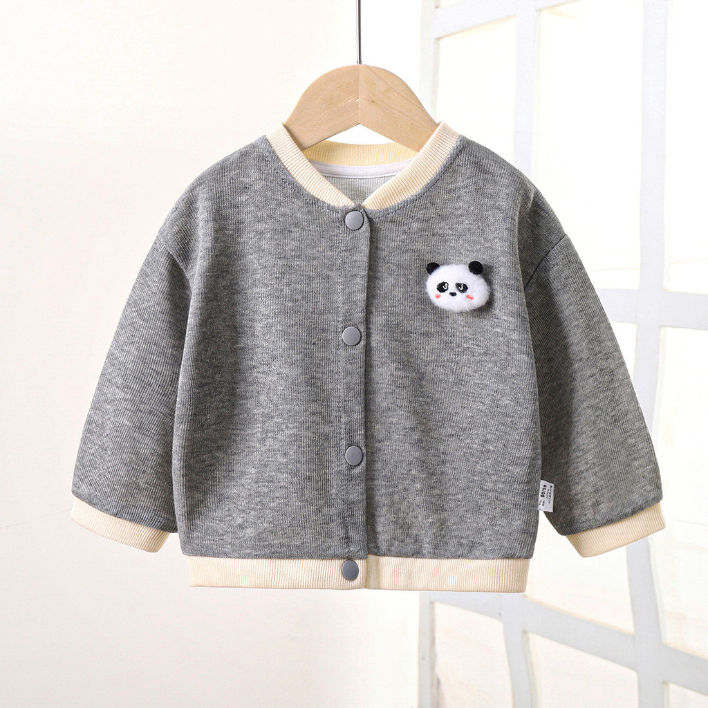 Trẻ Em Trẻ Em Dệt Kim Cardigan Mùa Thu Phong Cách Mới Áo Len Trẻ Em Phiên Bản Hàn Quốc Áo Bé Trai Bé Gái Phù Hợp Với Quần Áo I88P