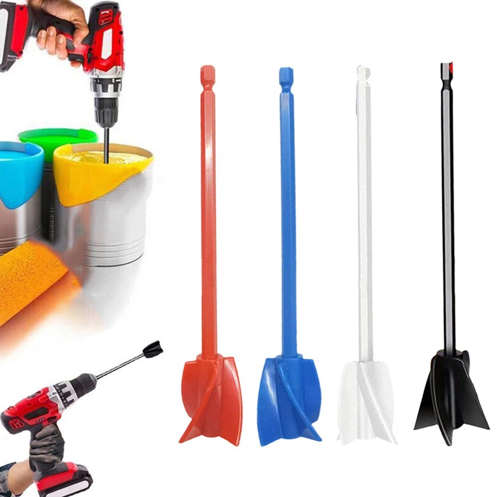 ✨Leym✨Máy trộn Epoxy Máy khoan sơn đính kèm Mái chèo Chất lỏng ổn định Đầu nhựa Khuấy
