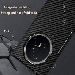 Ốp Nhựa Kết Cấu Sợi Carbon Cho Honor Magic V3 V2 RSR Bảo Vệ Siêu Mỏng Ốp điện thoại Cứng Chống Sốc