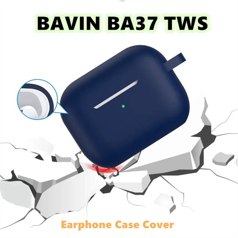 [Ngôi sao tương lai] Dành cho ốp lưng BAVIN BA37TWS dành cho doanh nghiệp Vỏ tai nghe silicon mềm màu trơn