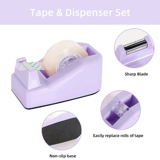 Bộ bàn DE Máy phân phối băng bấm kim Bộ vật phẩm văn phòng Dụng cụ tháo ghim Phụ kiện bàn làm việc