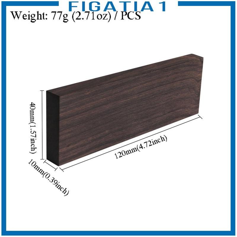 Gỗ Mun Đen Lumber 4.7x1.6x0,4inch Lumber DIY Tay Cầm Dụng Cụ Phai Màu