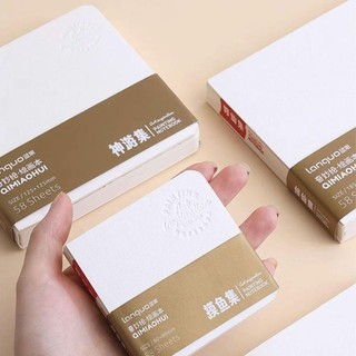 RISEDOT 58 Tờ Sách Sơn, Đồ Dùng Nghệ Thuật Sách Phác Thảo Giấy Dày, Di Động Chất Lượng Cao Ghi Cảm Hứng Cảm Hứng Sách Trống