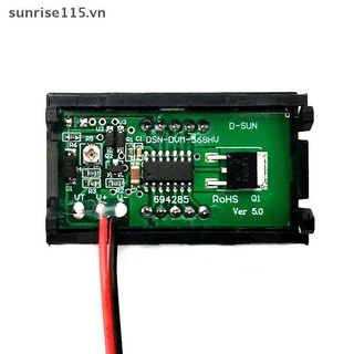 Vôn kế kỹ thuật số SSVN 2 dây 5V đến 120V Linh kiện hiển thị kỹ thuật số điện Đồng hồ đo xe điện Kết nối chống đảo ngược.