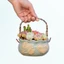 PWSSEND Chậu trồng cây mọng nước, Trang trí trang trí Chậu hoa mọng nước sáng tạo, có tay cầm Chậu hoa nhựa chống ăn mòn đa chức năng