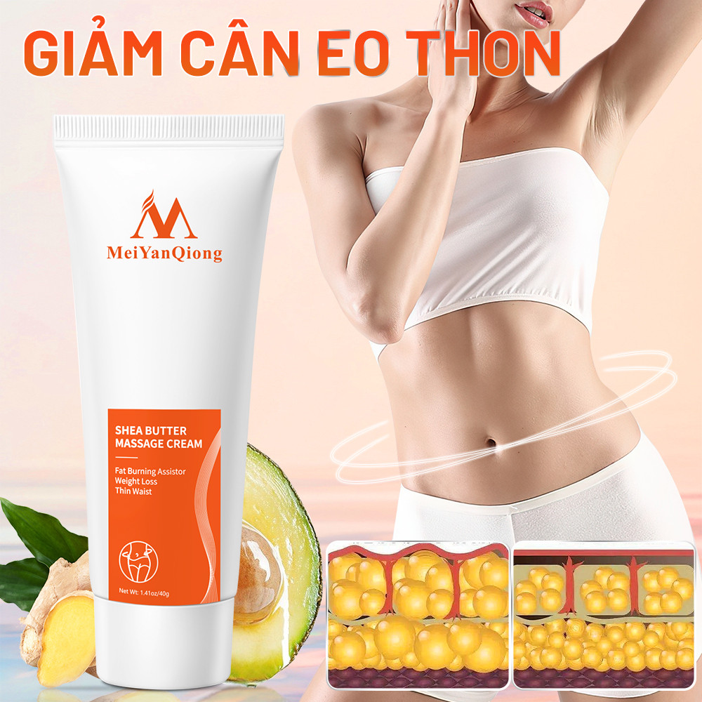 Ảnh MeiYanQiong Kem Giảm Béo Body Fat Burning Cream Massage Thúc Đẩy Đốt Cháy Mỡ 40g 4