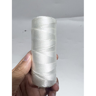 Chỉ Mặt Trời (100g, Màu Trắng) Cuộn Nhợ (Căng Hồ Xây Dựng, Thả Diều, Đan Lưới, Cột Thịt, May Giày Dép, Xỏ Hạt)