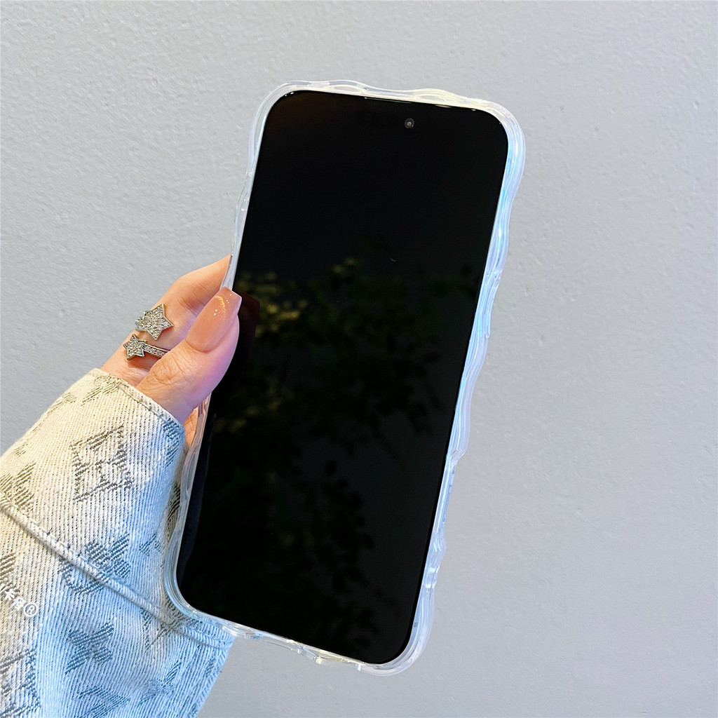 Dành Cho iPhone 16 Pro Max 15 14 Plus 16Pro Tulip Vỏ Hoa Nhỏ Họa Tiết Vỏ Điện Thoại Có Giá Đỡ Chức Năng Vòng Ống Kính Cho iPhone 11 12 13 Pro Max Silicon Mềm Chống Sốc