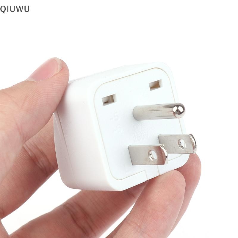 Qiuwu Bộ sạc du lịch đa năng mới của Mỹ Bộ chuyển đổi Nhật Bản Bộ chuyển đổi Đức Nga AU UK Kr EU sang US AC Ổ cắm điện Mỹ.