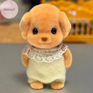 Deyangk Limb Di Động Rừng Gia Đình Động Vật Hình Poodle Đổ Xô Shaggy Hình Chó Mẫu Nhà Búp Bê Thu Nhỏ Phụ Kiện Búp Bê Cho Trẻ Em VN