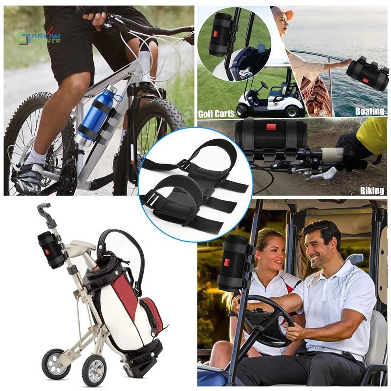 [Dream] Loa Dây Đeo Cố Định Loa Di Động Xe Đạp Leo Núi Chai Lồng Loa Golf Giá Đỡ Bình Lớn