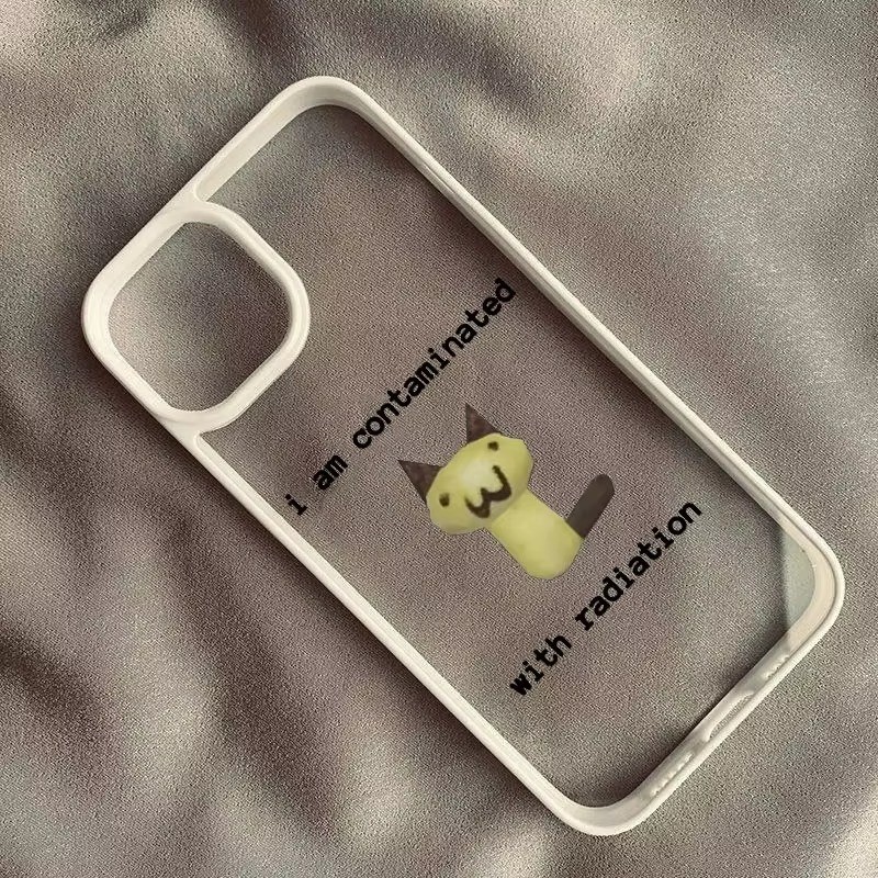 Ốp Điện Thoại Cho iPhone 16 11 12 13 14 15 Pro Max iPhone 16e XR X XS 7 8 Plus SE2020 2022 Động Vật Dễ Thương Chó Mèo Bụng Ache Chống Sốc Trong Suốt Bìa Cứng