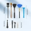 Bộ cọ lau bụi exhila với 10 kích cỡ và hình dạng độc đáo Loại bỏ bụi để làm sạch