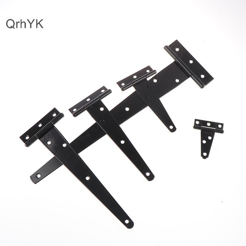 Nhà Máy Thời Trang Sơn Đen Hình Chữ T Bản Lề Tam Giác Tủ Shed Cửa Gỗ Bản Lề Phần Cứng QrhYK