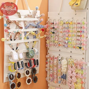 XUAN Tóc Nơ Tổ Chức Treo Tường Dung Tích Lớn Kẹp Tóc Bảo Quản Móc Treo Tiết Kiệm Không Gian Phụ Kiện Cho Bé Gái Phòng VN