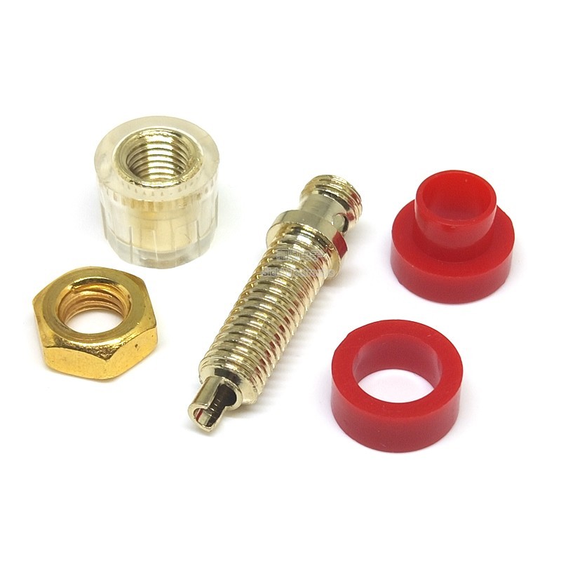 4MM Chuối Cắm Ổ Cắm Mạ Vàng 520 Bộ Khuếch Đại Công Suất Nhỏ Loa Âm Thanh Pha Lê Nhà Ga Bài Loa Thiết Bị Đầu Cuối