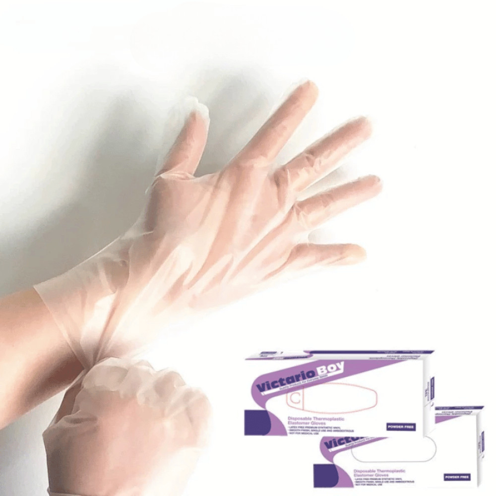 Hộp 100 Găng Tay Mỏng, Siêu Dai, Dùng 1 Lần, Nấu Ăn Và Làm Bếp, Vệ Sinh, Tiện Dụng Cho Không Gian Bếp DT051
