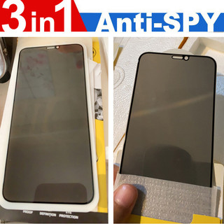 Dành Cho ZTE Blade A56 4G Kính Cường Lực Riêng Tư Cho ZTE Blade A75 A73 A54 A53 A35 A34 A33s 4G 5G Bảo Vệ Màn Hình Chống Gián Điệp 3 Trong 1 Full Cover Với Bảo Vệ Camera + Phim Sau