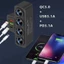 Bộ Sạc USB Ô Tô 12/24V 120W Có Đèn QC3.0+USB3.1A+PD3.1A Bảo Vệ An Toàn Dành Cho Điện Thoại Máy Ghi Âm