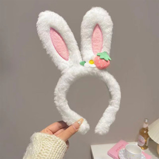 Dây buộc tóc tai thỏ bề mặt mịn, phù hợp cho nữ và bé gái